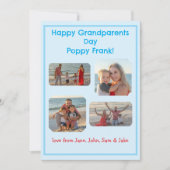 Blue Border Foto Grootouders Dag (Voorkant)