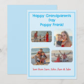 Blue Border Foto Grootouders Dag (Voorkant / Achterkant)