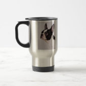 Blue Boston Terrier Dog Stainless Steel Mok (Links)
