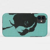 Blue Boston Terrier Phone Case (Achterkant (horizontaal))