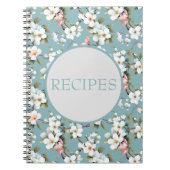 Blue Botanical Spring Dogwood Notitieboek (Voorkant)