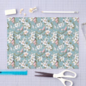 Blue Botanical Spring Dogwood Tissuepapier (Craft)
