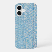 Blue Botanical Stripe Phone Case iPhone 16 Hoesje (Achterkant)