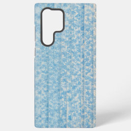 Blue Botanical Stripe Phone Case Samsung Galaxy Hoesje