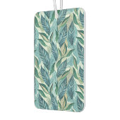 Blue Botanical Wave Modern Pattern Luchtverfrisser (Links)