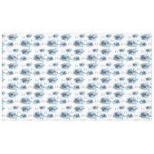 Blue  Botanical  Wreath Wedding Decor Newlyweds Tafelkleed (Voorkant (Horizontaal))