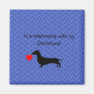 Blue Botten Funny Dachshund Magnet