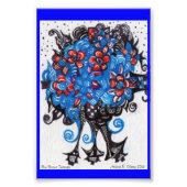 Blue Bouquet Foto Afdruk (Voorkant)