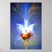 Blue Bouquet Poster (Voorkant)