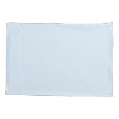 Blue bow and cherry blossom pillow case kussensloop (Achterkant)