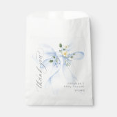 Blue Bow Baby in Bloom bloemendank u Bedankzakje (Voorkant)