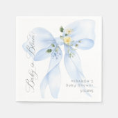 Blue Bow Baby in Bloom bloemendank u Servet (Voorkant)