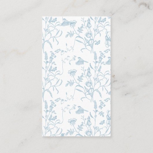 Blue Bow Baby shower Boy Book Informatiekaartje (Achterkant)