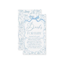 Blue Bow Baby shower Boy Book