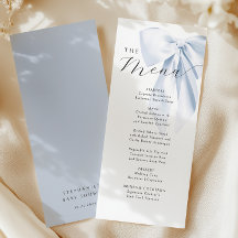 Blue Bow-Baby shower