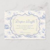 Blue Bow Blueberry Garden Luierloterij Informatiekaartje (Voorkant)