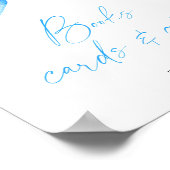 BLUE BOW BOEKEN KAARTEN EN CADOUCHEARTIKELEN  Post Poster (Hoek)