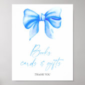 BLUE BOW BOEKEN KAARTEN EN CADOUCHEARTIKELEN  Post Poster (Voorkant)