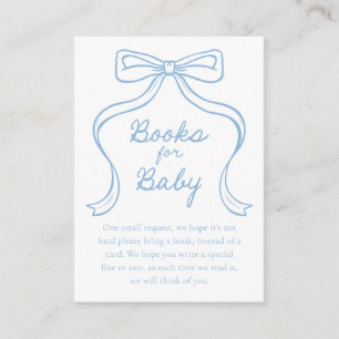 Blue Bow Boeken voor Baby Enclosure Kaart