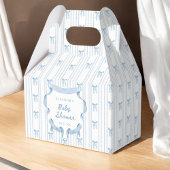 Blue Bow Boy Baby shower Dank je Bedankdoosjes
