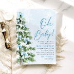 Blue Bow Boy Kerstboom Oh Baby Baby shower Kaart<br><div class="desc">Vier in stijl met deze stijlvolle Blue Bow Girl Christmas Tree Oh Baby Baby shower Invitation. Met een mooie blauwe boog en een prachtig versierde kerstboom, is dit ontwerp ideaal voor het winterse baby shower van een meisje met een feestelijke twist. De "Oh Baby"-boodschap voegt een leuke, gastvrije toets toe,...</div>