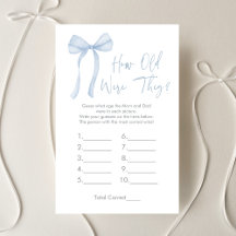 Blue Bow Coquette Boy Hoe oud waren ze spel