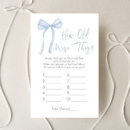 Blue Bow Coquette Boy Hoe oud waren ze spel