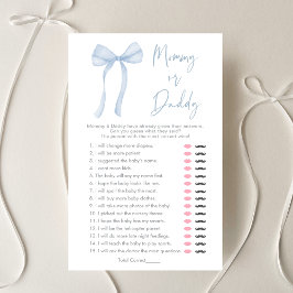 Blue Bow Coquette Boy Mama of Daddy Game