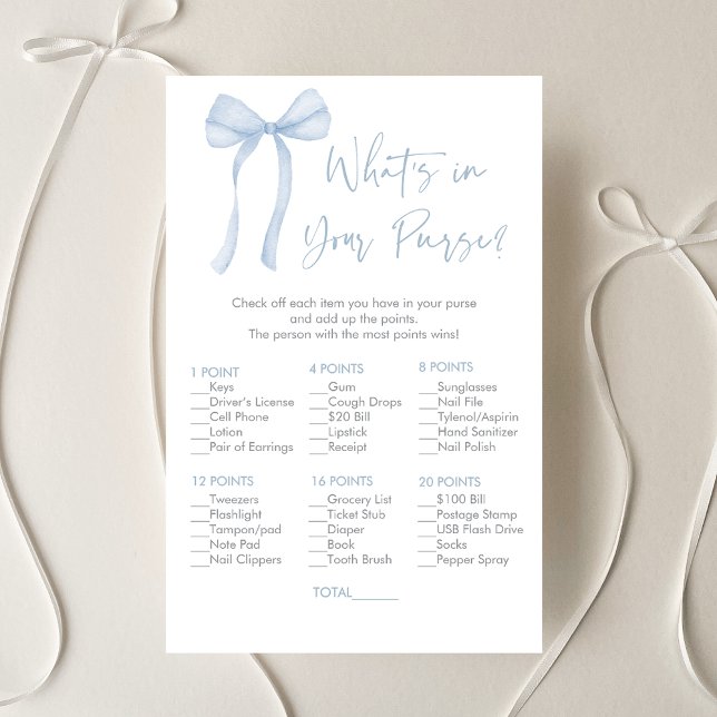 Blue Bow Coquette Boy Wat zit er in je portemonnee (Creator heeft geüpload)