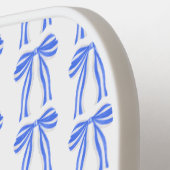 Blue Bow Coquette Chinoiserie Pickleball Paddle (Links Detail)