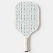 Blue Bow Coquette Chinoiserie Pickleball Paddle (Achterkant)