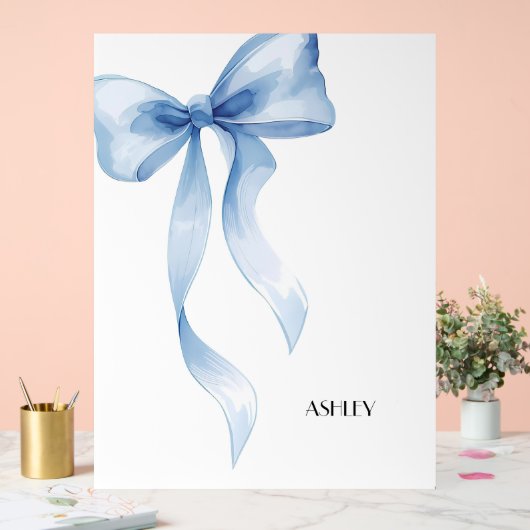 Blue Bow Coquette Poster (Huwelijk)