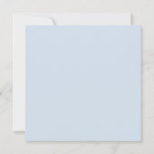 Blue Bow doop uitnodiging (Achterkant)