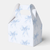 Blue Bow elegante Baby in Bloom bloemendank u Bedankdoosjes (Achterkant)