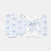 Blue Bow elegante Baby in Bloom bloemendank u Bedankdoosjes (Uitgevouwen)