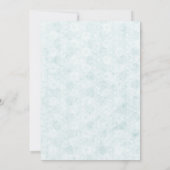 Blue Bow Engagement Invitation – Japanese Style Kaart (Achterkant)