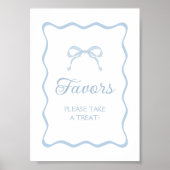 Blue Bow Favoriet Poster (Voorkant)