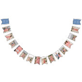 Blue Bow gepersonaliseerde Baby shower foto banner (Alle)