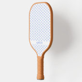 Blue Bow gepersonaliseerde Pickleball Paddle (Links)