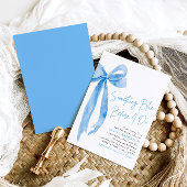 Blue Bow Iets Blauw Voordat Ik Vrijgezellenfeest D Kaart