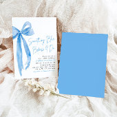 Blue Bow Iets Blauw Voordat Ik Vrijgezellenfeest D Kaart