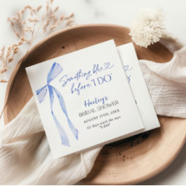 Blue Bow Iets Blauw Voordat Ik Vrijgezellenfeest D Servet