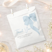 Blue Bow is een Baby shower Bedankzakje (Geknipt)