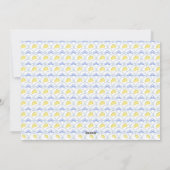 Blue Bow Kustkerst Grandmillenial Foto H Feestdagenkaart (Achterkant)