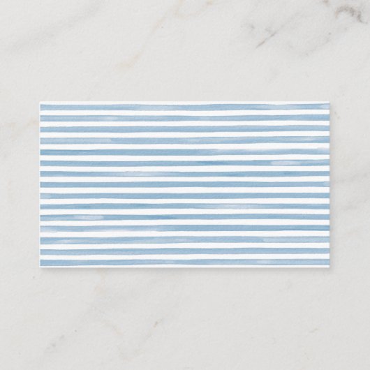 Blue Bow Little Pumpkin Baby shower Luier Raffle Informatiekaartje (Achterkant)