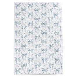 Blue Bow  Medium Cadeauzakje