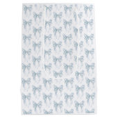 Blue Bow  Medium Cadeauzakje (Achterkant)