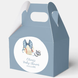 Blue Bow Pacifier Baseball Sport Baby Shower  Bedankdoosjes