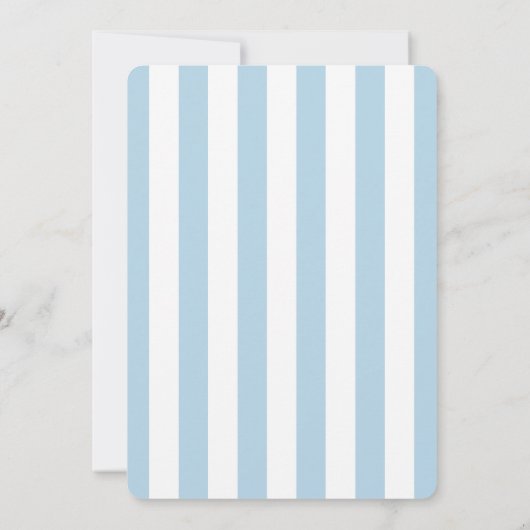 Blue Bow Ribbon Pattern Boy Baby Shower Kaart (Achterkant)