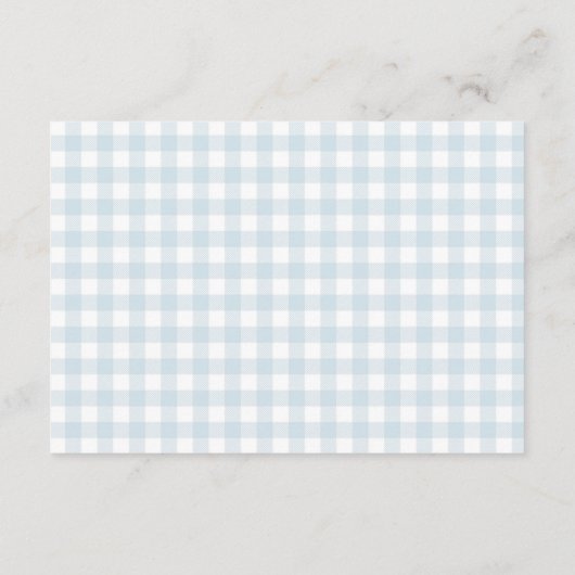 Blue Bow Silly Goose Books for Baby Boy Informatiekaartje (Achterkant)